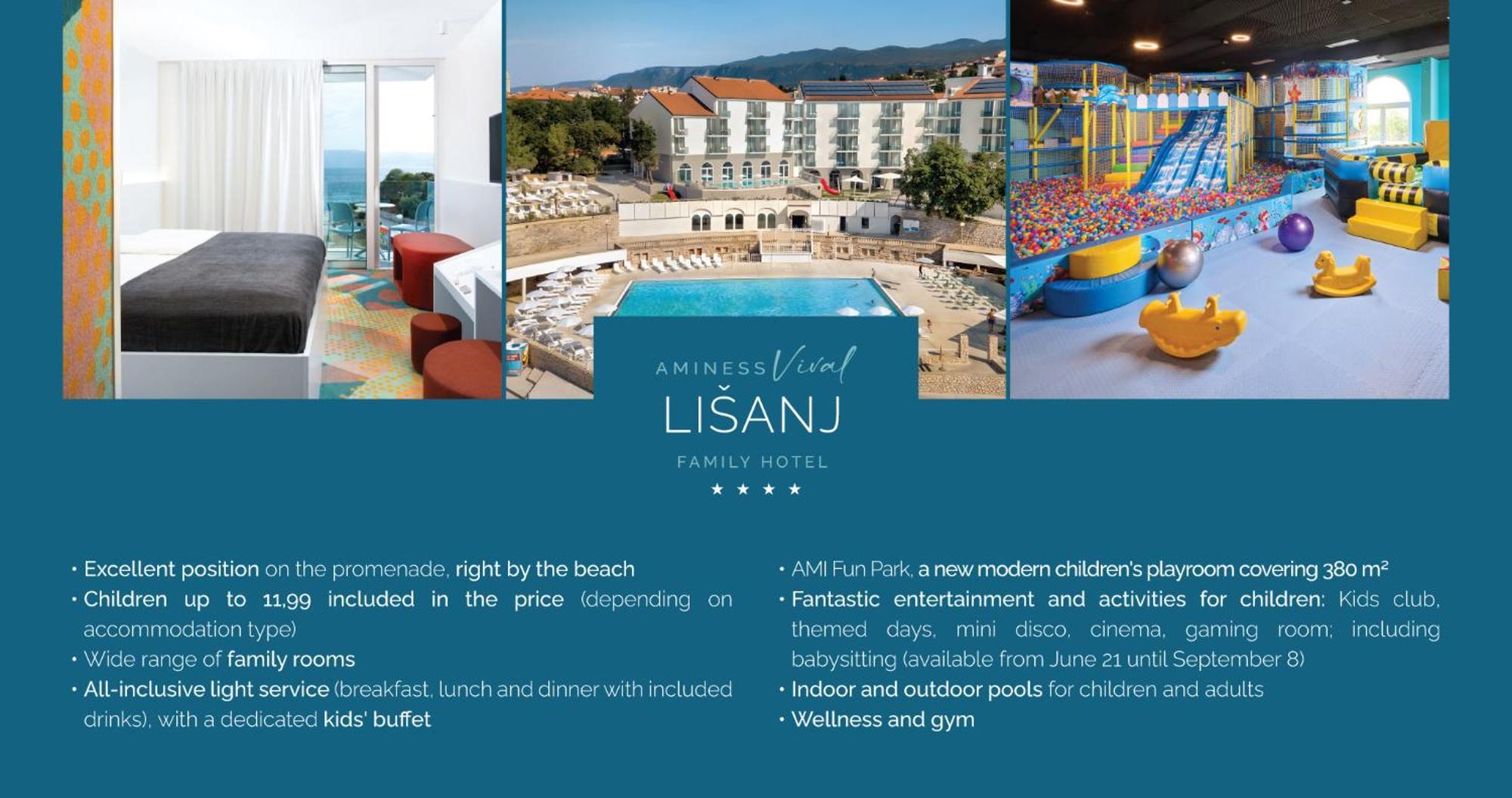 Aminess Vival Lisanj Family Hotel 诺维·维诺多尔斯基 外观 照片